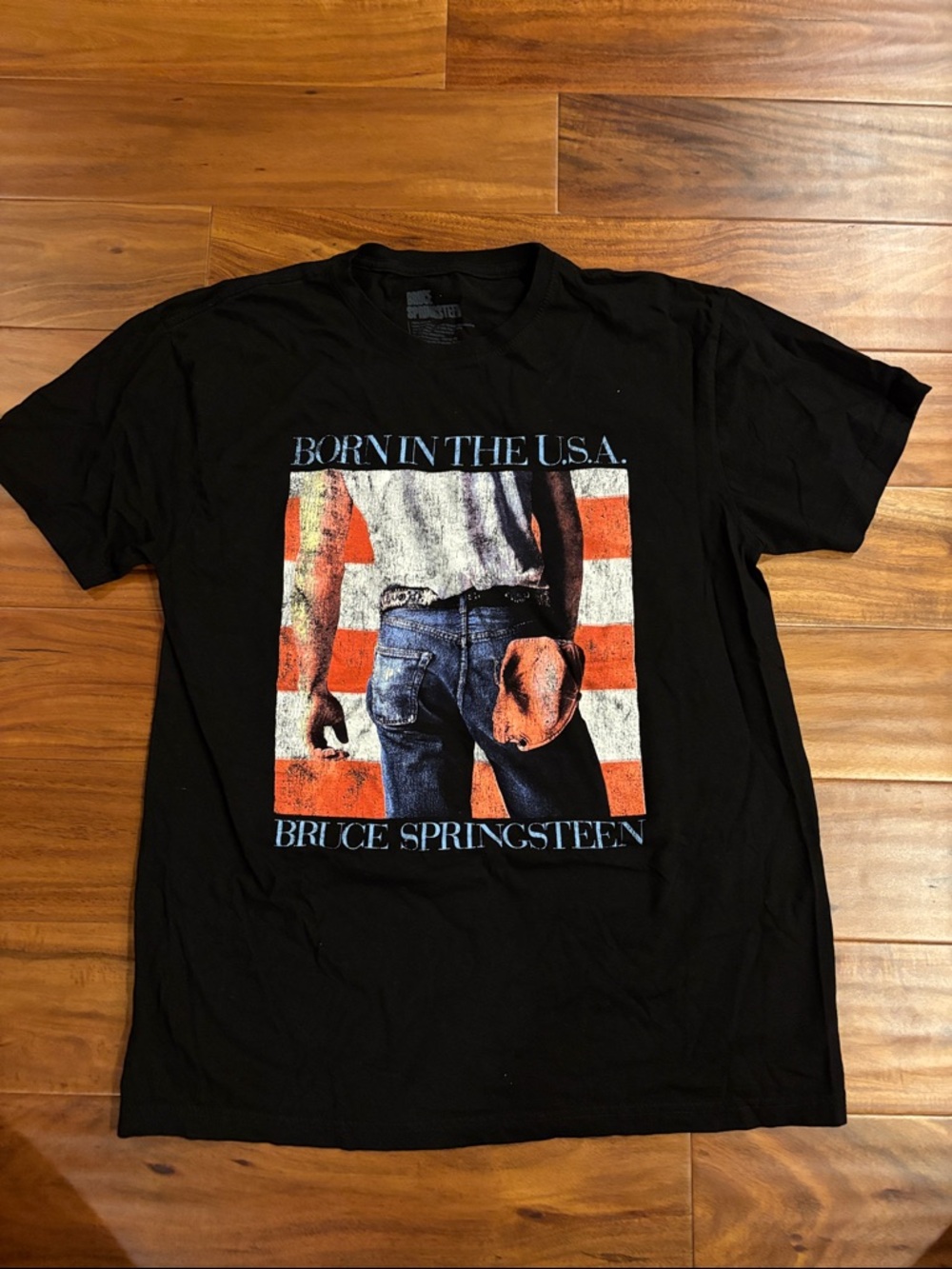 Bruce Springsteen 'Born in the U.S.A.' Graphic Tee - Black